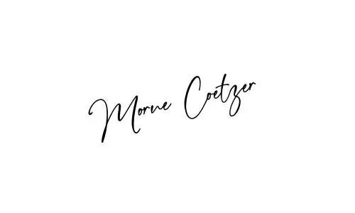 Morne Coetzer name signature